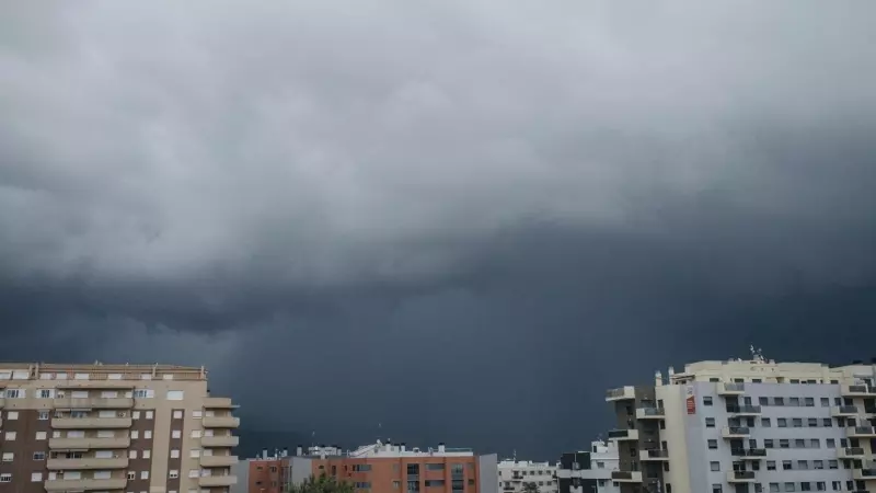 Cielo nublado, a 2 de septiembre de 2023, en Castellón, País Valencià.