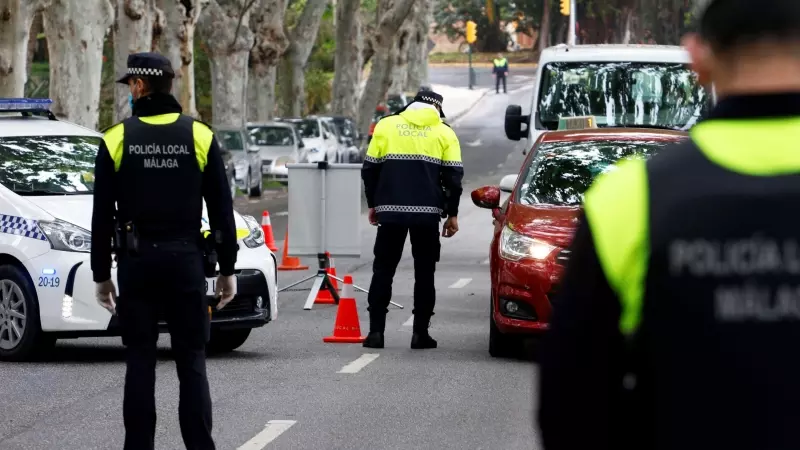 Imagen de archivo de la Policía Local de Málaga, a 15 de abril de 2020.