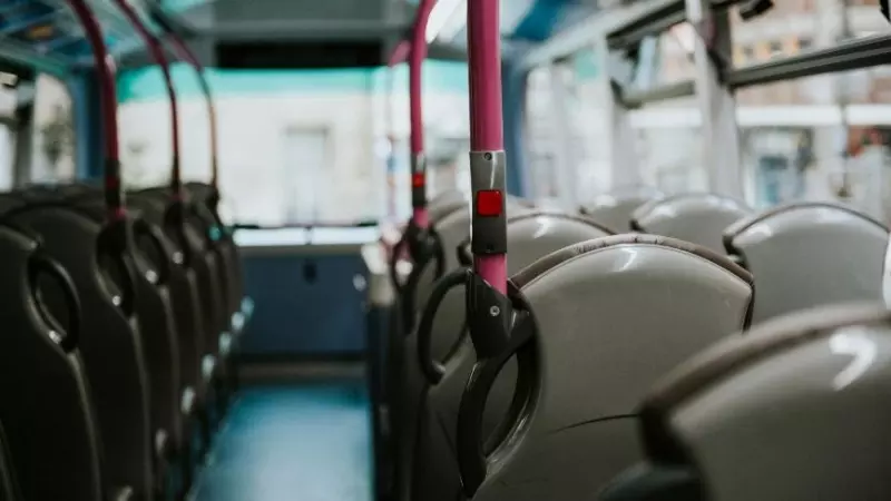 Imagen de unos asiento de autobús vacío (Archivo)