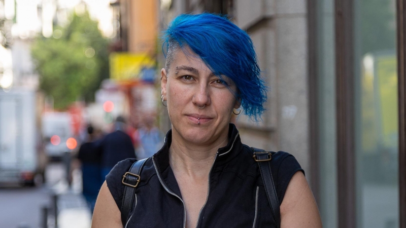 La fundadora de Wikimedia Patricia Horrillo retratada en Madrid.
