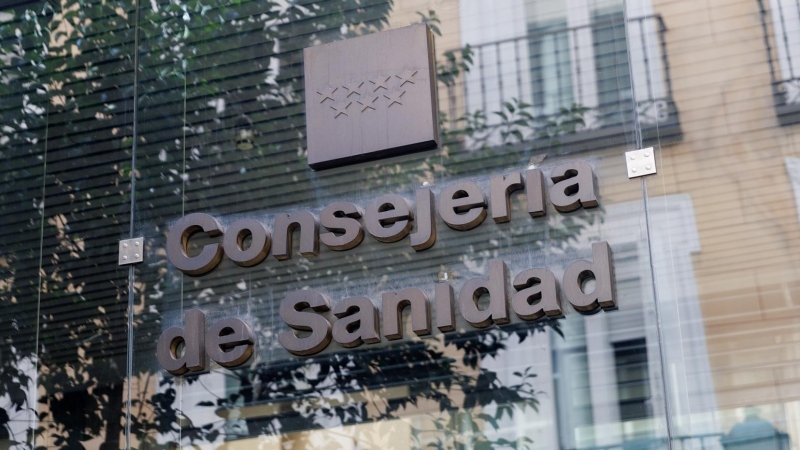 Fachada de la Consejería de Sanidad de la Comunidad de Madrid, a 13 de septiembre de 2023.