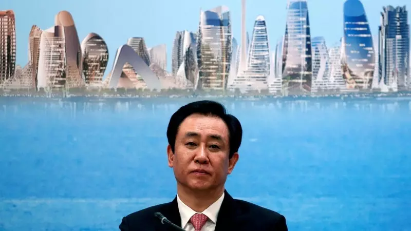 Foto de marzo de 2017 del presidente y fundador del grupo chino Evergrande, Hui Ka Yan, en una rueda de prensa. REUTERS/Bobby Yip