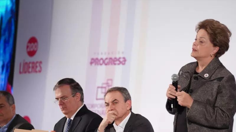 Dilma Roussef durante el encuentro de Grupo de Puebla en México, a 30 de novembre de 2021.