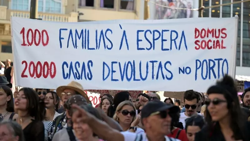 Protestas en Portugal por el derecho a una vivienda digna