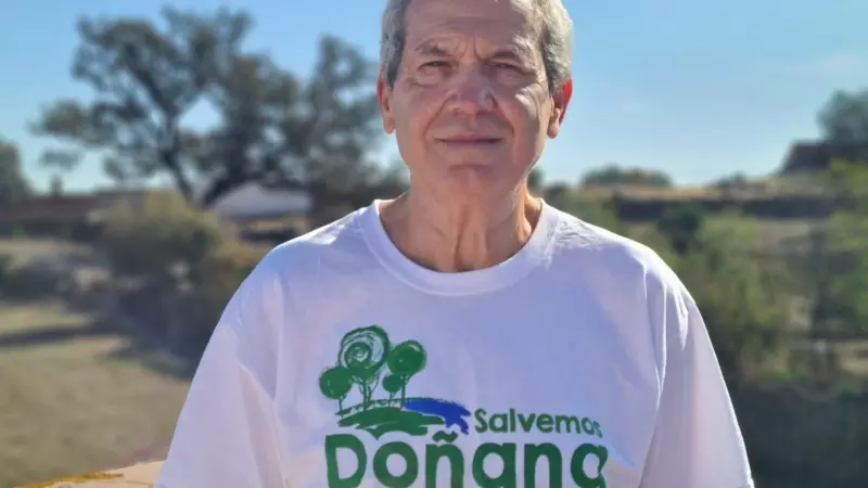 Juan Romero, de la plataforma Salvemos Doñana.