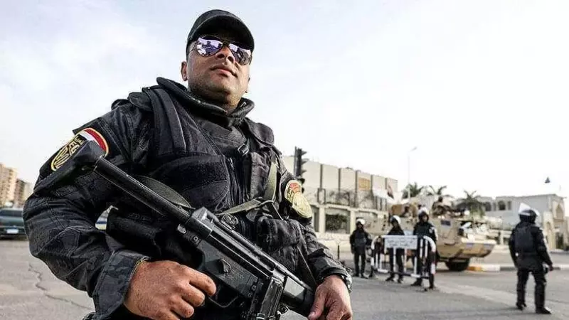 Imagen de archivo de un miembro de las fuerzas especiales de la Policía de Egipto.