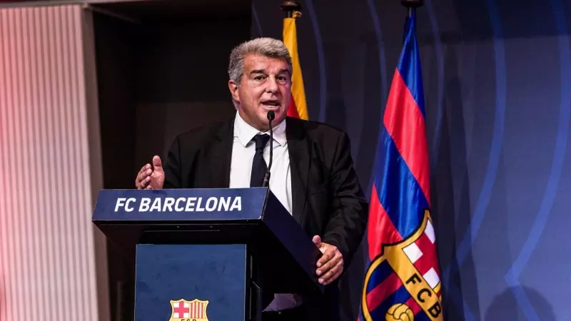 Joan Laporta, presidente del Fc Barcelona, a 14 de septiembre de 2023 en Barcelona, ​​España.