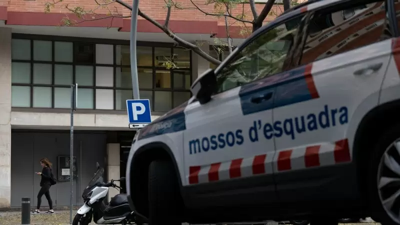 Un coche de los Mossos d'Esquadra en una foto de archivo.