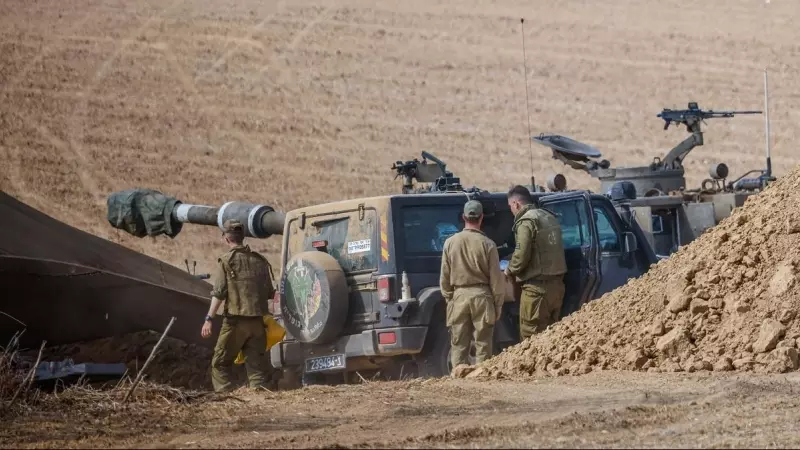 Militares israel frontera con Gaza