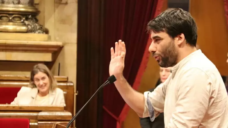 Lucas Ferro, portaveu de Podem Catalunya i exdiputat d'En Comú Podem al Parlament - ACN/ Marta Sierra