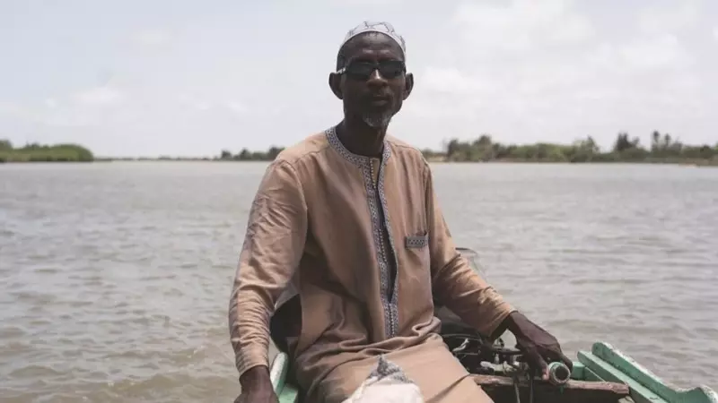 28/11/23 Ahmed Sene Diagne, en el estuario del Senegal.