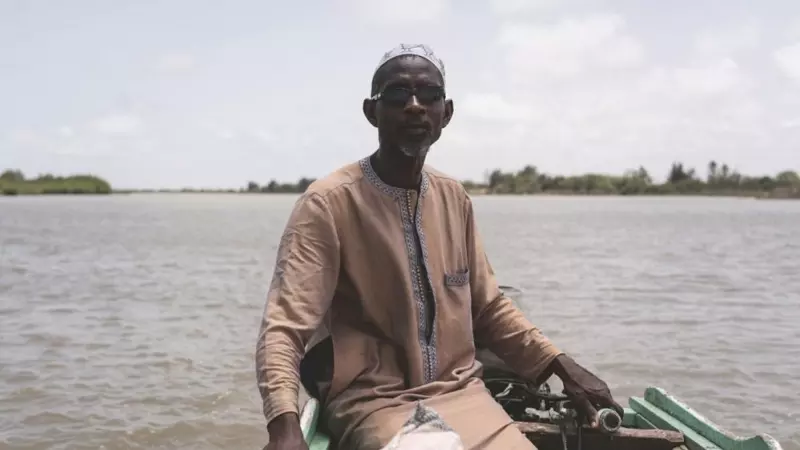 28/11/23 Ahmed Sene Diagne, en el estuario del Senegal.