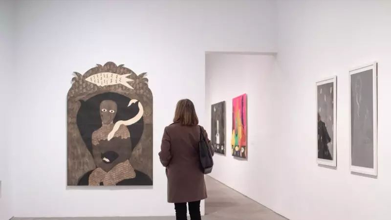 28/11/23Imagen de ‘Colografías’, la primera retrospectiva en Europa de la artista cubana Belkis Ayón. Fue presentada en 2021 en el Museo Reina Sofía, que intenta dar voz a mujeres artistas como forma de luchar contra la desigualdad de género