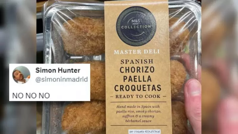 Las croquetas de paella con chorizo de un supermercado británico provocan un 'conflicto diplomático'