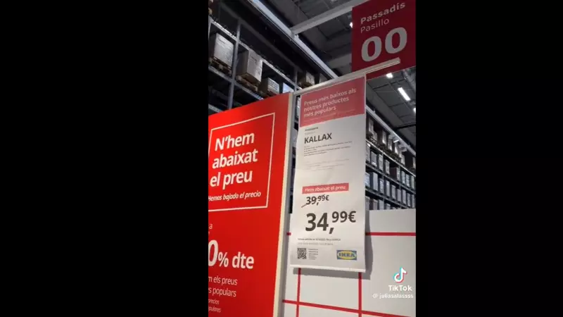 Una mujer triunfa con este vídeo en un Ikea jugando con los nombres suecos de los muebles