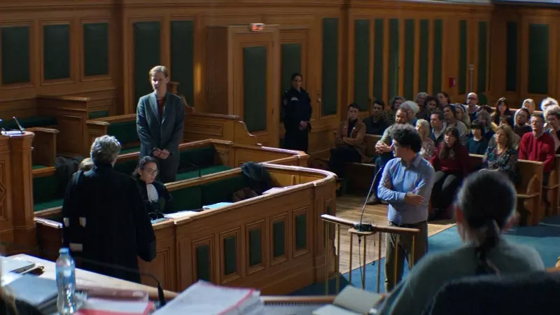 Una de las escenas del juicio.