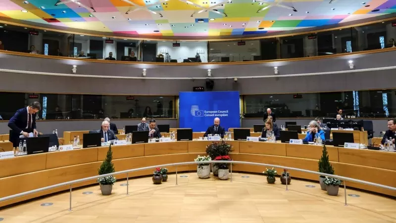 Cumbre de líderes de la Unión Europea celebrada en Bruselas, a 14 de diciembre de 2023.