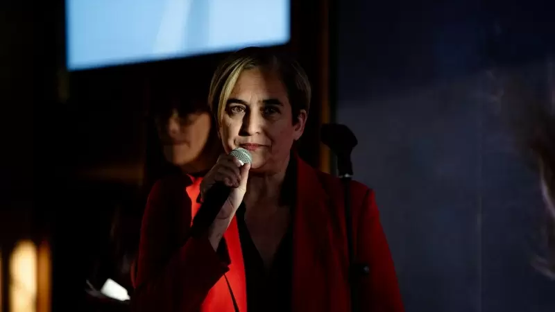La exalcaldesa de Barcelona, Ada Colau, durante un acto en Girona, a 8 de diciembre de 2023.