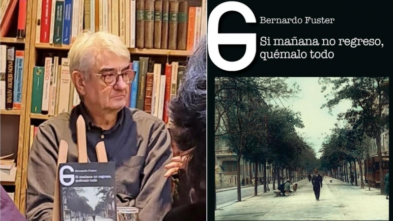 Bernardo Fuster, autor de la novela 'Si mañana no regreso, quémalo todo'.