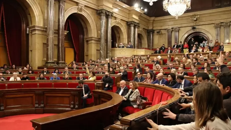 20/12/2023 - Imatge del darrer ple del Parlament de Catalunya del 2023, celebrat el 20 de desembre.