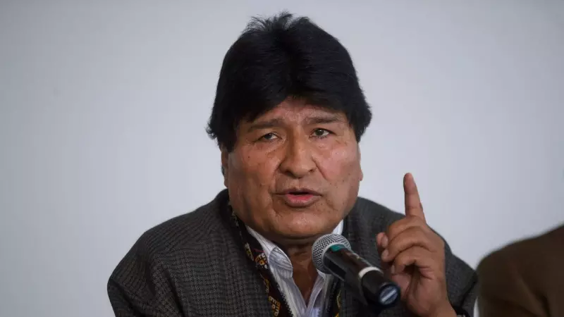 Imagen de archivo del expresidente de Bolivia Evo Morales, a 22/10/2021