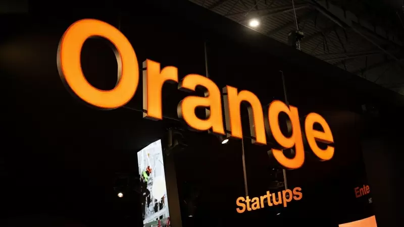 Estand de Orange en el Mobile World Congress (MWC) a 28 de febrero de 2023, en L'Hospitalet de Llobregat, Barcelona, Catalunya.