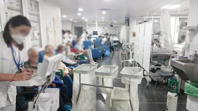 El Hospital de La Paz de Madrid colapsa y suspende cirugías por falta de camas en medio de la epidemia de gripe