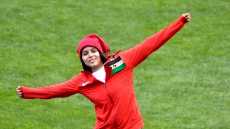 05/01/24- Al-Mamiya Jaafar en un partido de fútbol.
