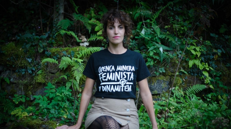 Rocío Antela, concejala de Cultura en Mieres e integrante de la Brigada Feminista.