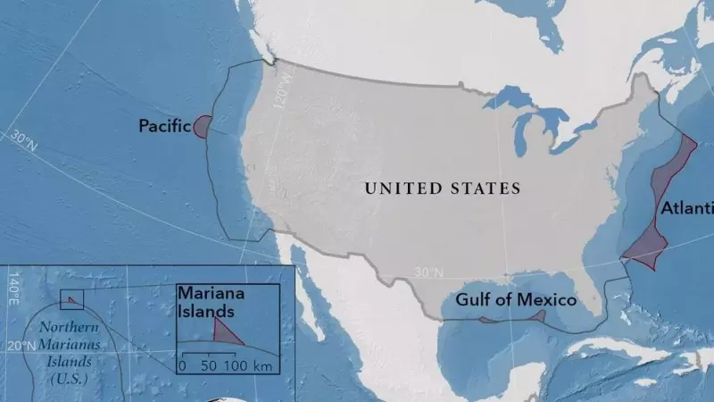 Así queda el mapa de EEUU con los nuevos territorios de la Plataforma Continental Ampliada (ECS)