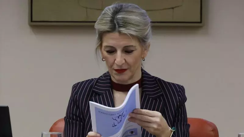 Yolanda Díaz comparece en el Congreso de los Diputados, en Madrid, a 22 de enero de 2024.