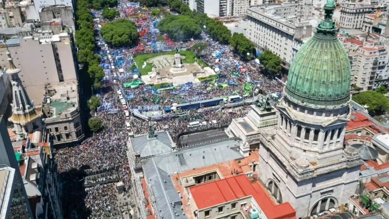 Huelga en Argentina