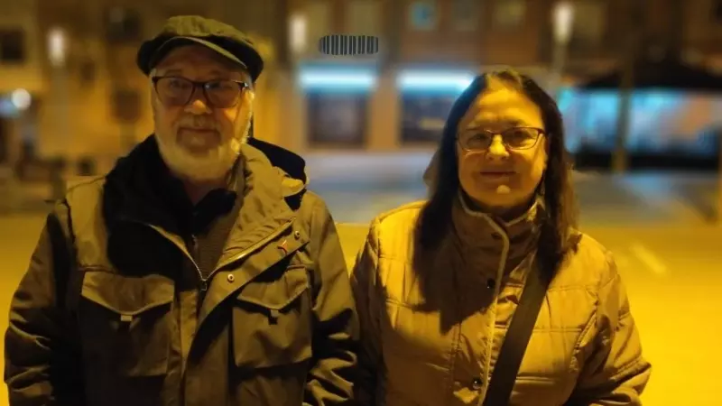 25/01/2024 - Josep i Maribel Ferrándiz, supervivents de tortures durant el franquisme, a Nou Barris.