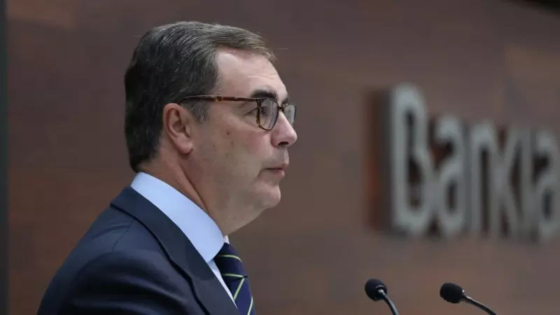 Foto de julio de 2018 de José Sevilla, entonces consejero delegado de Bankia, en la presentación de los resultados semestrales del banco nacionalizado. E.P./Marta Fernández