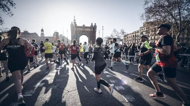 Imatge d'arxiu de la Mitja Marató de Barcelona