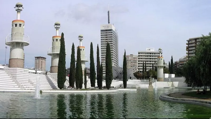 Parc de l'Espanya Industrial de Barcelona.
