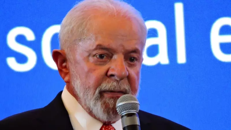 El presidente de Brasil, Lula da Silva, durante un acto en Brasilia, a 30 de enero de 2024.
