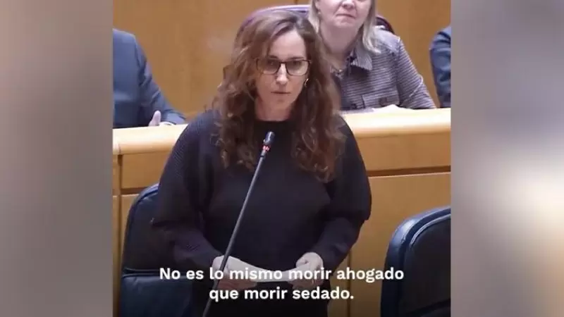 'Directa, clara y brutal': Mónica García retrata en minuto y medio la infamia de Ayuso con las residencias