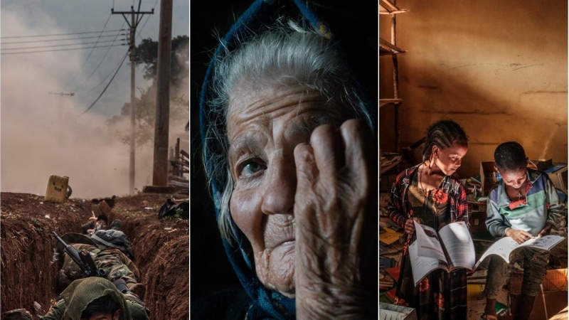 Fotografías ganadora y finalistas del Premio Internacional de Fotografía Humanitaria Luis Valtueña.