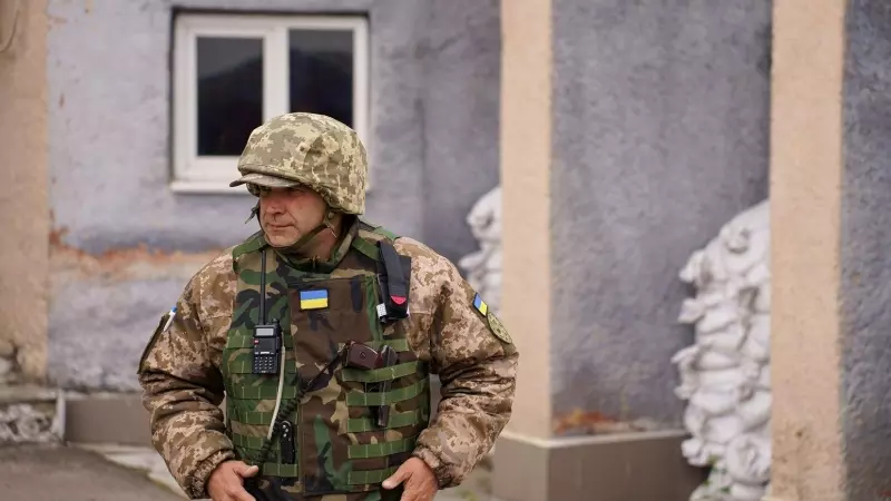 Imagen de un soldado ucraniano en Jersón