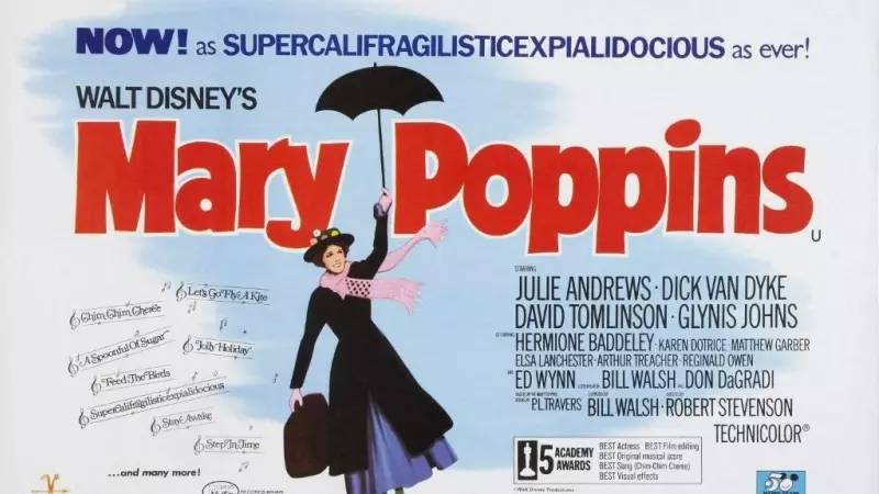 28/02/2024 Cartel de la película británica 'Mary Poppins'.