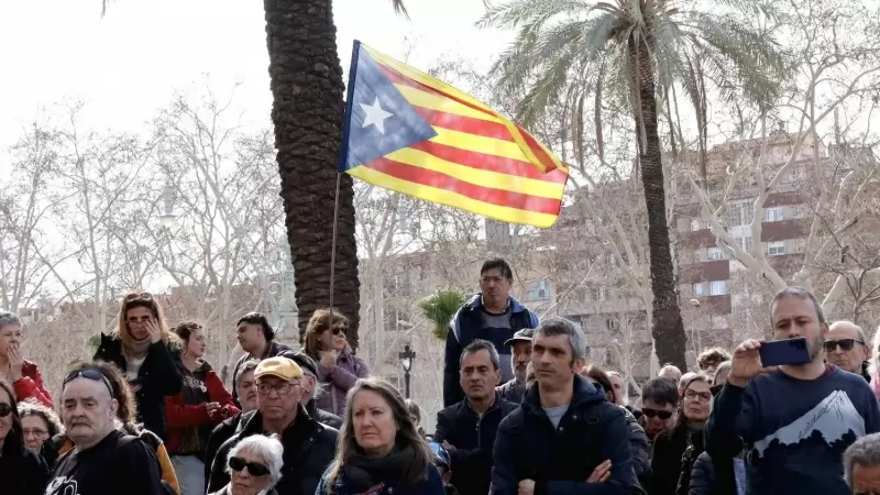 Un centenar i mig de persones es concentren davant del TSJC en suport al madrileny Dani Gallardo