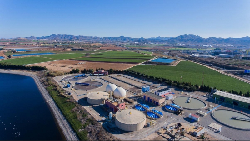 En la depuradora Cabezo Beaza (Murcia), el agua regenerada se usa principalmente para la agricultura