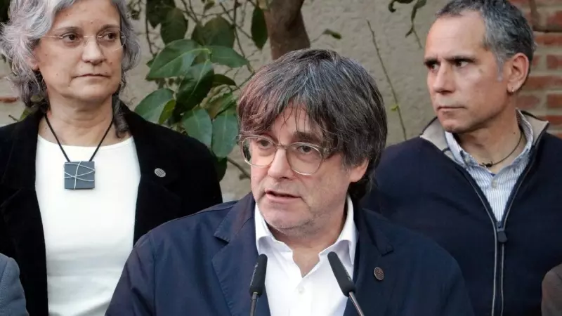 01/03/2024 - Puigdemont en un acte recent del Consell de la República celebrat a Ribesaltes, a la Catalunya Nord.