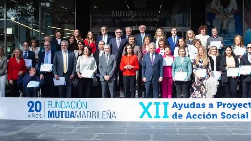 Entrega de los XII Ayudas a Proyectos de Acción Social a 34 iniciativas de otras tantas entidades sin ánimo de lucro españolas