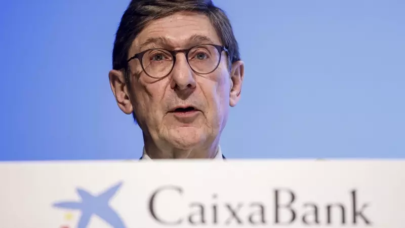 El presidente de Caixabank, José Ignacio Goirigolzarri, se dirige a los asistentes a la junta de accionistas del banco, en Valencia. EFE/Ana Escobar