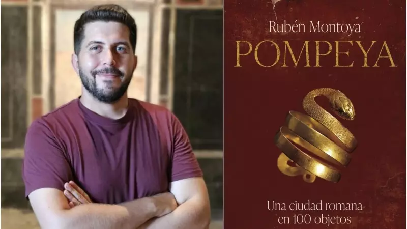 Rubén Montoya, autor del libro 'Pompeya. Una ciudad romana en 100 objetos'.
