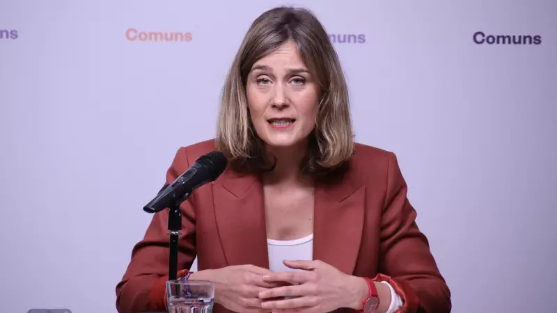 La cap de llista dels comuns a les eleccions catalanes, Jéssica Albiach, a l'executiva del partit