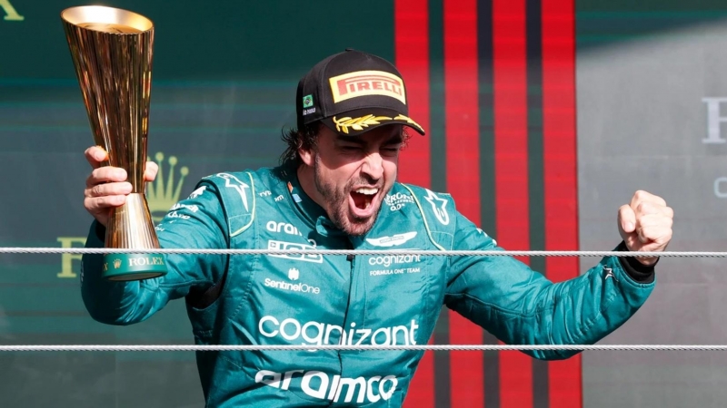 Fernando Alonso, protagonista de la Fórmula 1 en 2023, pero no en la serie de Netflix 'Drive to Survive'.