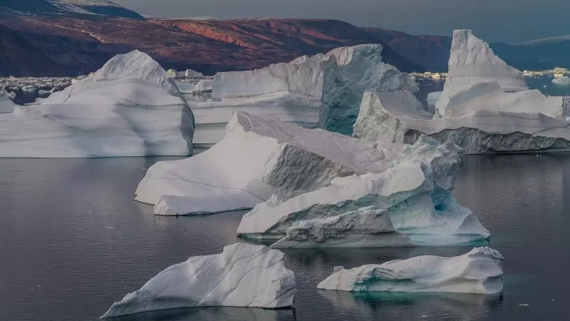 Hielo en el Ártico.